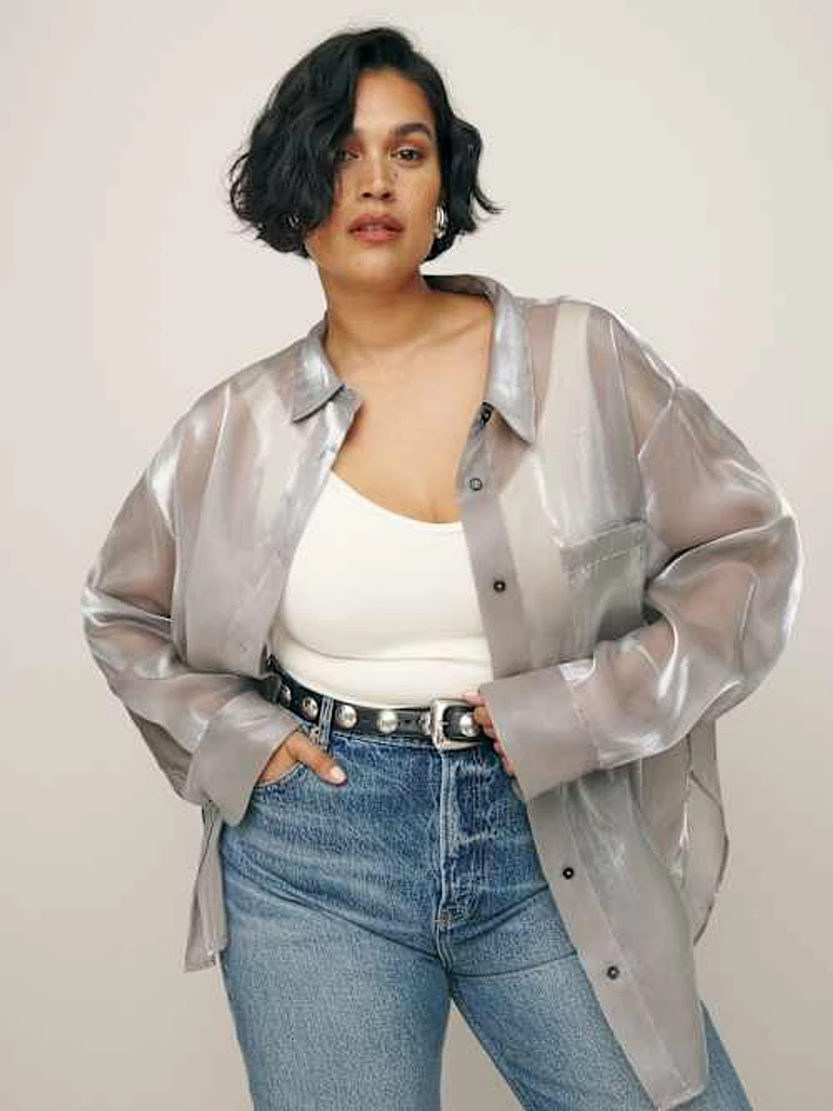 Will Oversized Sheer Shirt Es