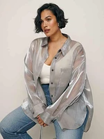 Will Oversized Sheer Shirt Es