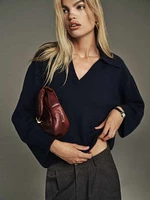 Sawyer Oversized Cashmere Polo