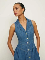 Ellison Denim Midi Dress