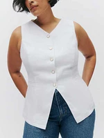 Aspen Linen Top Es