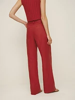 Alex Linen Mid Rise Pant