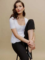 Anabella Linen Top