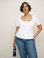 Anabella Linen Top Es