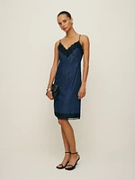 Athena Denim Midi Dress