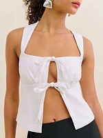 Azalea Linen Top