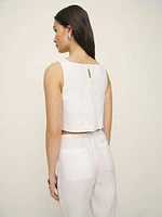 Saige Linen Top