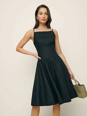 Clarabelle Linen Dress