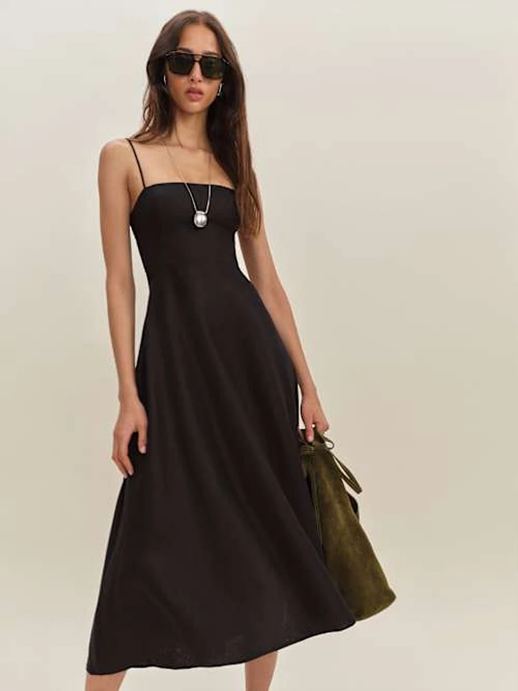 Monette Linen Dress