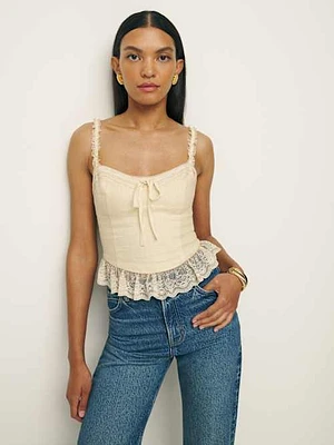 Paola Linen Top