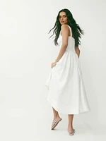 Petites Balia Linen Dress