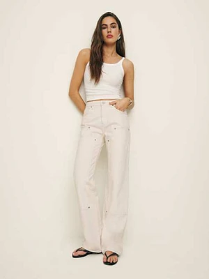 Val Carpenter 90s Mid Rise Straight Jeans