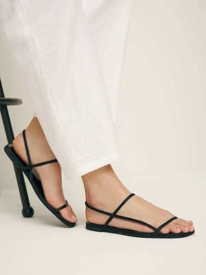 Marcia Strappy Flat Sandal