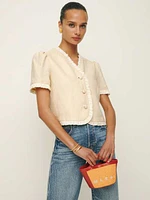 Bess Linen Top
