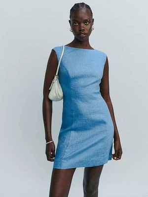 Avina Linen Dress