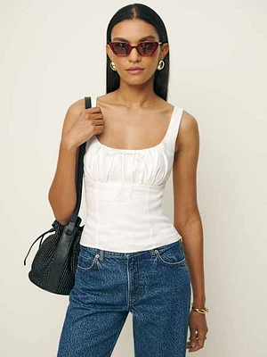 Balia Linen Top