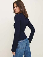 Ryan Cotton Zip Sweater