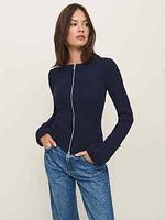 Ryan Cotton Zip Sweater