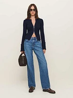 Ryan Cotton Zip Sweater