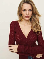 Sutton Regenerative Merino Open Knit Sweater