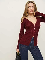 Sutton Regenerative Merino Open Knit Sweater