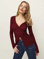 Sutton Regenerative Merino Open Knit Sweater
