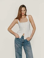 Evie Linen Top