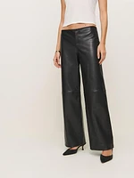 Veda Vida Low Rise Leather Pant