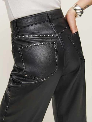 Veda Kennedy Studded Leather Pant