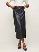 Veda Julia Leather Skirt