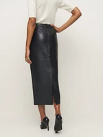 Veda Julia Leather Skirt