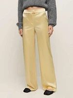 Mimi Low Rise Satin Pant