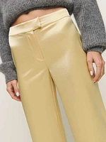 Mimi Low Rise Satin Pant