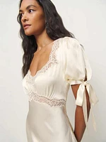 Petites Stella Silk Dress