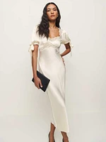 Petites Stella Silk Dress