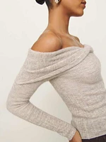 Florie Twist Front Sweater