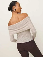 Florie Twist Front Sweater