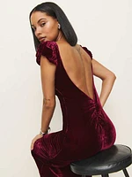 Rhia Velvet Dress