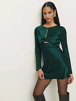 Natalina Satin Dress