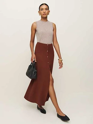 Petites Andi Low Waist Maxi Skirt