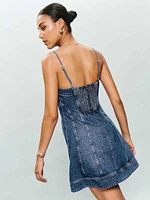 Elma Denim Mini Dress