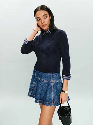 Bentley Denim Mini Skirt