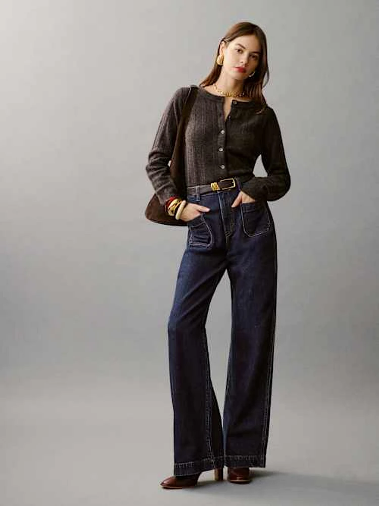 Hannah Regenerative Wool Cardigan