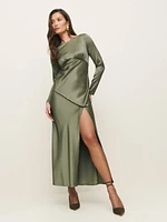 Naila Satin Dress