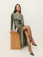 Naila Satin Dress