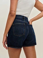 Saige High Rise 4" Jean Shorts