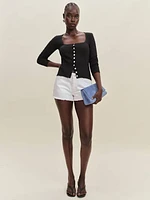 Sutton Low Rise 2.5" Slouchy Jean Shorts