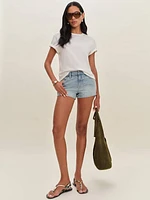 Annie Stretch Low Rise 2.5” Jean Shorts