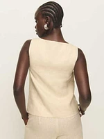 Addison Linen Top