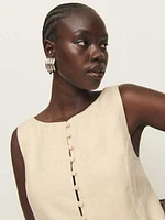 Addison Linen Top